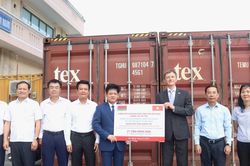 Tiếp nhận 27 tấn hàng Cộng hòa Belarus viện trợ người dân vùng thiên tai