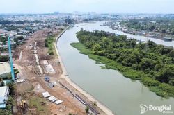 Gỡ 'nút thắt' cuối tại Dự án Đường ven sông Cái