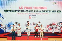 Đồng Nai giành 7 huy chương tại Giải vô địch trẻ Karate quốc gia 2026