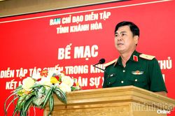 Xã Diên Khánh hoàn thành tốt nhiệm vụ diễn tập năm 2026