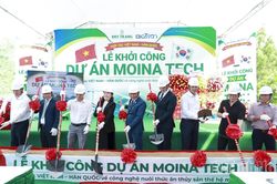 Khởi công dự án vùng nuôi trồng moina tại xã Tu Bông