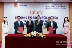 Bộ Tài chính và 8 tỉnh khu vực phía Bắc ký kết hợp đồng cho vay lại vốn vay JICA thực hiện các dự án