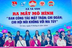 Xã Tả Van ra mắt 5 mô hình 'Nói không với ma túy'