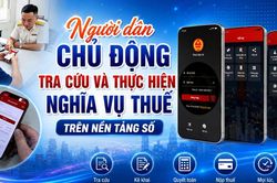 Người dân chủ động tra cứu và thực hiện nghĩa vụ thuế trên nền tảng số