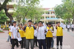 Thí sinh Ninh Bình tự tin hoàn thành tốt Kỳ thi tốt nghiệp THPT năm 2026