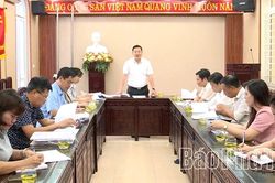 Họp Ban tổ chức Giải báo chí 'Phú Thọ vững bước đi lên'