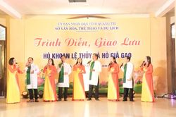 Giao lưu, trình diễn hò khoan Lệ Thủy và hò giã gạo