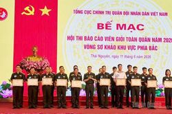 Thí sinh Tuyên Quang đoạt giải Ba tại Hội thi Báo cáo viên giỏi toàn quân khu vực phía Bắc