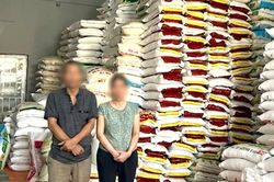 Khởi tố vợ chồng giám đốc làm giả các loại gạo nhãn hiệu nổi tiếng