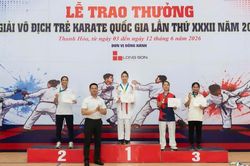 Thể thao CAND giành 16 huy chương tại Giải vô địch trẻ Karate 2026