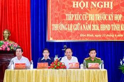 Cử tri mong sớm giải quyết các vấn đề bức xúc về dân sinh