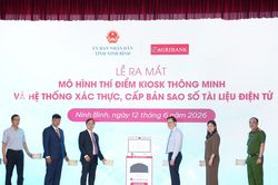 Ninh Bình ra mắt mô hình thí điểm Kiosk thông minh phục vụ giải quyết thủ tục hành chính