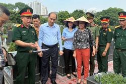 Hà Nội đẩy nhanh tiến độ xác định danh tính hài cốt các liệt sĩ