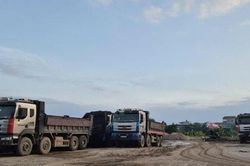 Xã Hoài Đức: Nhiều cơ sở kinh doanh vật liệu xây dựng trái phép chưa chấp hành yêu cầu di dời