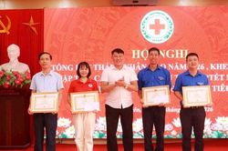 Xã Đại Xuyên sơ kết công tác Hội Chữ thập đỏ