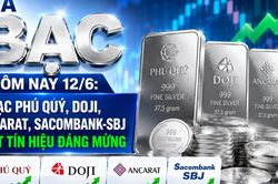 Giá bạc hôm nay 12/6: Bạc Phú Quý, Doji, Ancarat, Sacombank-SBJ phát tín hiệu đáng mừng
