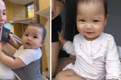 Con gái H'Hen Niê khiến fan thích thú với loạt biểu cảm trong chuyến xuất ngoại đầu tiên