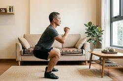 4 lợi &iacute;ch của b&agrave;i tập squat đối với người tr&ecirc;n 50 tuổi