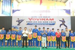 Gần 200 VĐV tham gia Giải vô địch Vovinam tỉnh Lào Cai năm 2026