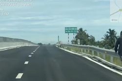 Người dân tuyệt đối không đi bộ, dừng nghỉ, tập thể dục trong phạm vi đường cao tốc