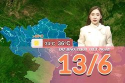 [Video] Dự báo thời tiết ngày 13/6/2026: Bắc Bộ có nắng nóng cục bộ, Trung Bộ khô nóng gay gắt