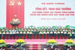 99 công trình nhận giải thưởng Lao động sáng tạo trong Công đoàn Quân đội