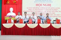 Tất cả 104 xã, phường của tỉnh Hưng Yên đã tổ chức ra mắt mô hình 'Dân vận khéo 1+10'