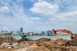 Hà Nội quyết liệt đưa các công trình hồ điều hòa khẩn cấp về đích