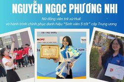 Nữ đảng viên trẻ xứ Huế và hành trình chinh phục danh hiệu 'Sinh viên 5 tốt' cấp Trung ương