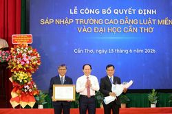 Công bố Quyết định sáp nhập Trường Cao đẳng Luật miền Nam vào Đại học Cần Thơ