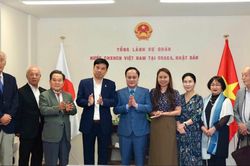 Tổng Lãnh sự quán Việt Nam tại Osaka tiếp đón Tổ chức Xúc tiến hữu nghị quốc tế Nhật Bản