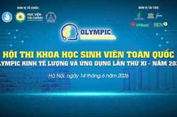 Sắp diễn ra Hội thi Olympic Kinh tế lượng và Ứng dụng lần thứ XI