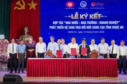 Nghệ An: Khơi th&ocirc;ng mạch nguồn đổi mới s&aacute;ng tạo từ m&ocirc; h&igrave;nh li&ecirc;n kết ba nh&agrave;