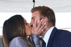 David Beckham trong ngày nhận ngôi sao trên Đại lộ Danh vọng Hollywood