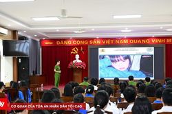 Gần 200 thanh thiếu niên được tập huấn kỹ năng phòng chống tội phạm và bảo đảm an toàn