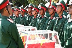 18 hài cốt liệt sĩ quân tình nguyện và chuyên gia Việt Nam được đón về đất mẹ