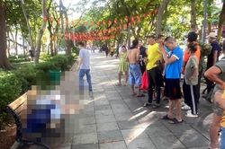 Người đàn ông đột tử trên ghế đá công viên ở Hà Nội