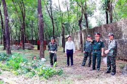 Sẵn sàng làm điểm diễn tập tác chiến trong khu vực phòng thủ