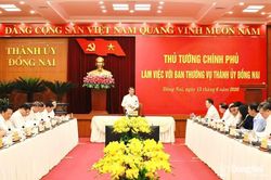 Quan tâm, tạo điều kiện để Đồng Nai phát triển đột phá