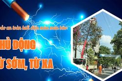 Đảm bảo an toàn lưới điện mùa mưa bão: Chủ động từ sớm, từ xa