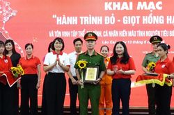 Lào Cai: 36 trường hợp đăng ký hiến tạng tại chương trình 'Hành trình đỏ' năm 2026