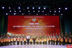 Khai mạc Hội thi 'Lực lượng tham gia bảo vệ an ninh, trật tự ở cơ sở' tỉnh Sơn La năm 2026