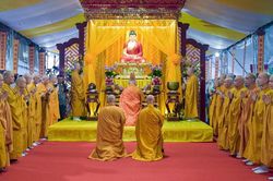 Tăng Ni và hàng ngàn Phật tử TP.HCM tham dự Lễ tưởng niệm - kỳ siêu các liệt sĩ và đồng bào yêu nước
