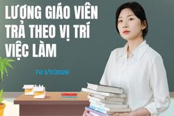 Gi&aacute;o vi&ecirc;n sẽ được trả lương theo vị tr&iacute; việc l&agrave;m từ 1/7/2026