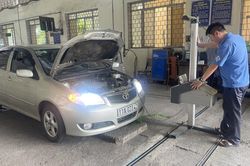 Hơn 6.800 lượt xe cơ giới đường bộ được kiểm định an to&agrave;n
