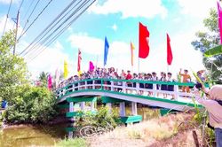Khánh thành, khởi công 4 cầu giao thông nông thôn