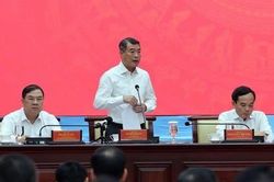 Thủ tướng Ch&iacute;nh phủ L&ecirc; Minh Hưng: Dứt kho&aacute;t phải xong dự &aacute;n chống ngập 10.000 tỷ đồng tại TPHCM trong năm nay