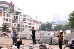 Phường Nghĩa Đ&ocirc;: Gỡ n&uacute;t thắt mặt bằng, đẩy nhanh tiến độ c&ocirc;ng tr&igrave;nh chống ngập