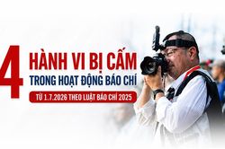 14 hành vi bị cấm trong hoạt động báo chí từ 1/7