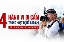 14 hành vi bị cấm trong hoạt động báo chí từ 1/7